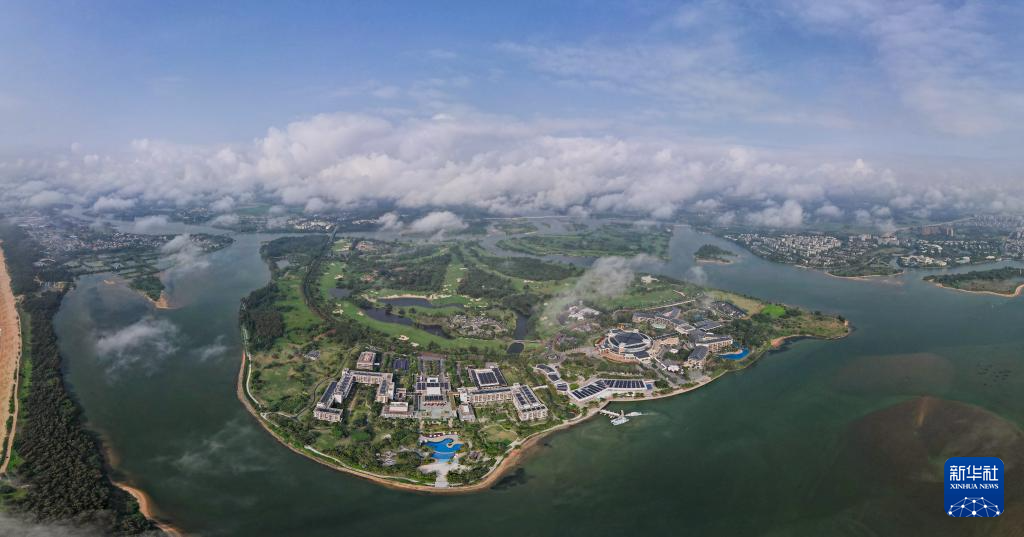 博鳌亚洲论坛2024年年会举办地海南省琼海市博鳌镇东屿岛(3月18日摄