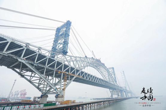 在建中的常泰长江大桥