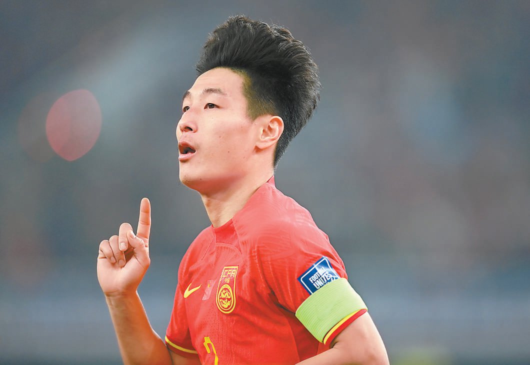 武磊在比赛中.新华社供图