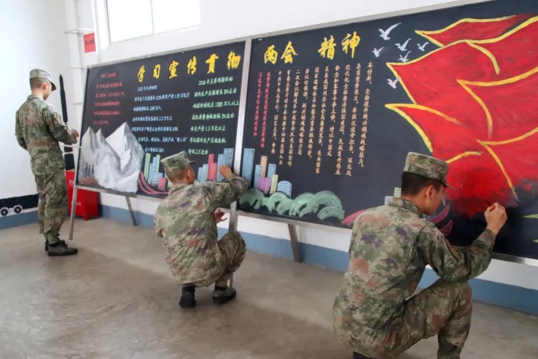 学习两会精神,用多种方式激发练兵备战"内动力"