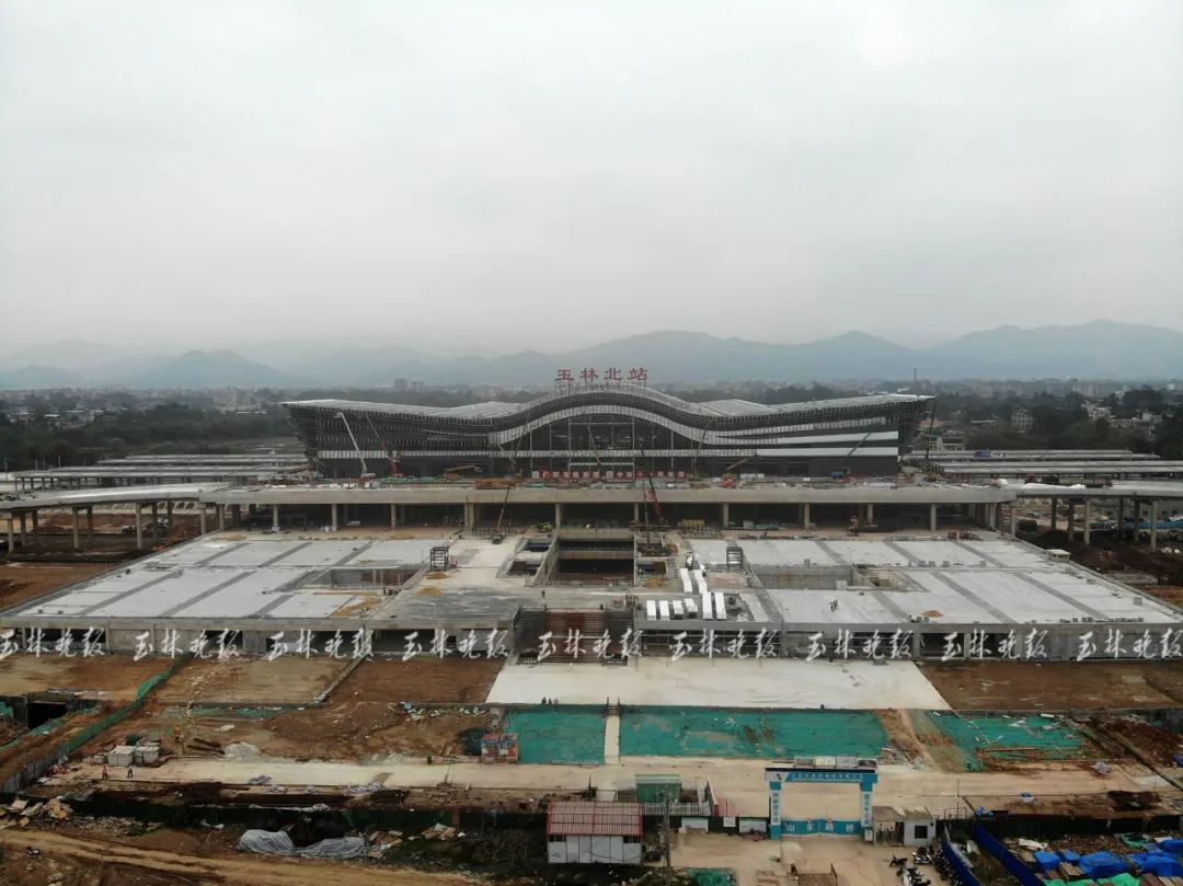 玉林高铁综合交通枢纽中心综合体,力争6月底完工|玉林市_新浪财经