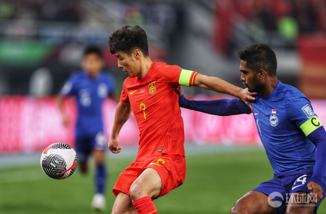 【图集】世界杯亚洲区预选赛,中国男足4-1击败新加坡队|亚洲区预选赛_
