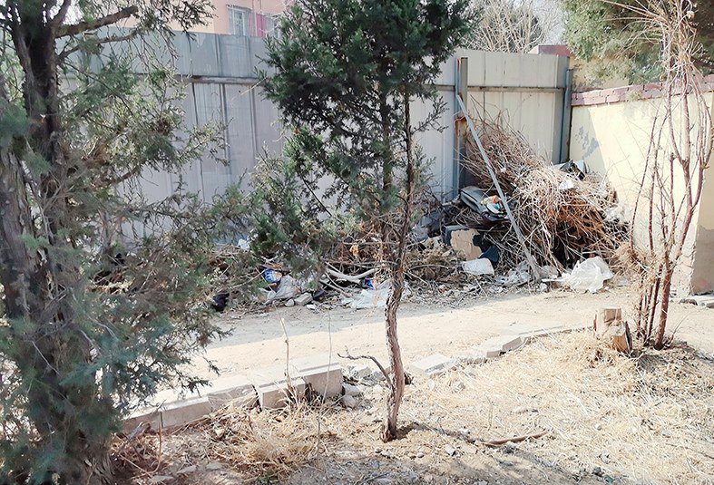 凤港减河约353米-大型垃圾渣土堆放点复发点位永顺镇富河大街物资学院