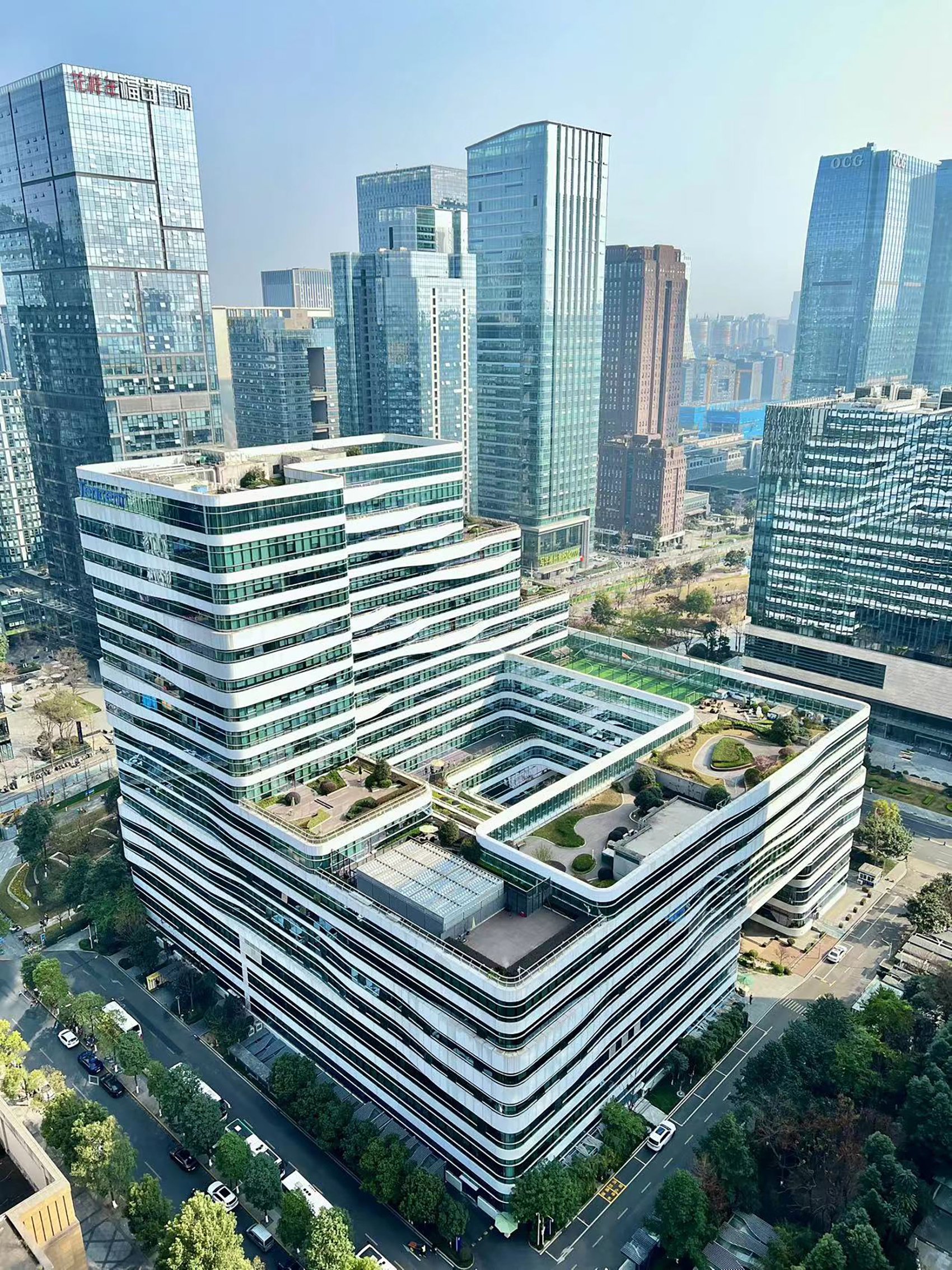 腾讯成都公司外景(受访者供图)