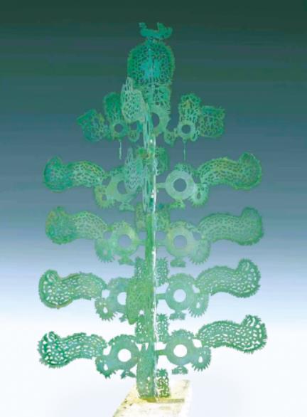 摇钱树枝繁叶茂富裕千年