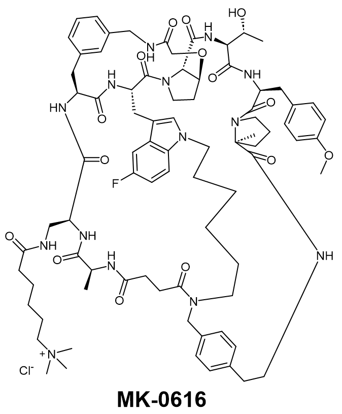 图2. MK-0616化学结构