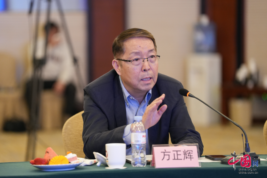 中国网 李康 摄最后,大赛评审专家,中国外文局原副局长方正辉为本次定