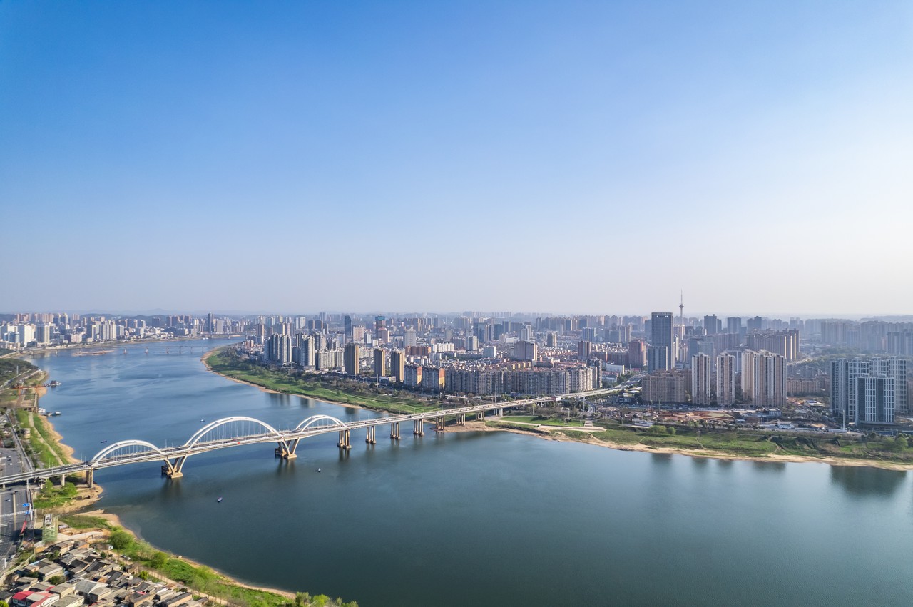 株洲市湘江两岸风光 图源:图虫创意