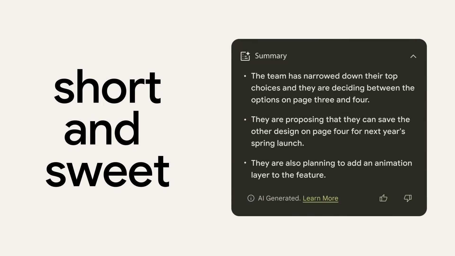 主要新增了两项 ai 功能,其一是在 recorder 应用中引入了 summarize