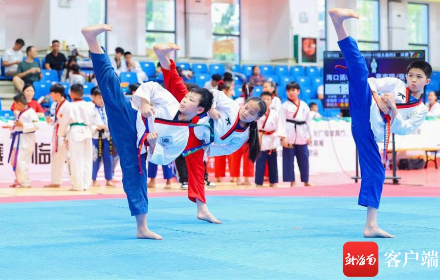 2024年全国青少年体育联合会青少儿跆拳道巡回赛临高开赛|跆拳道_新浪