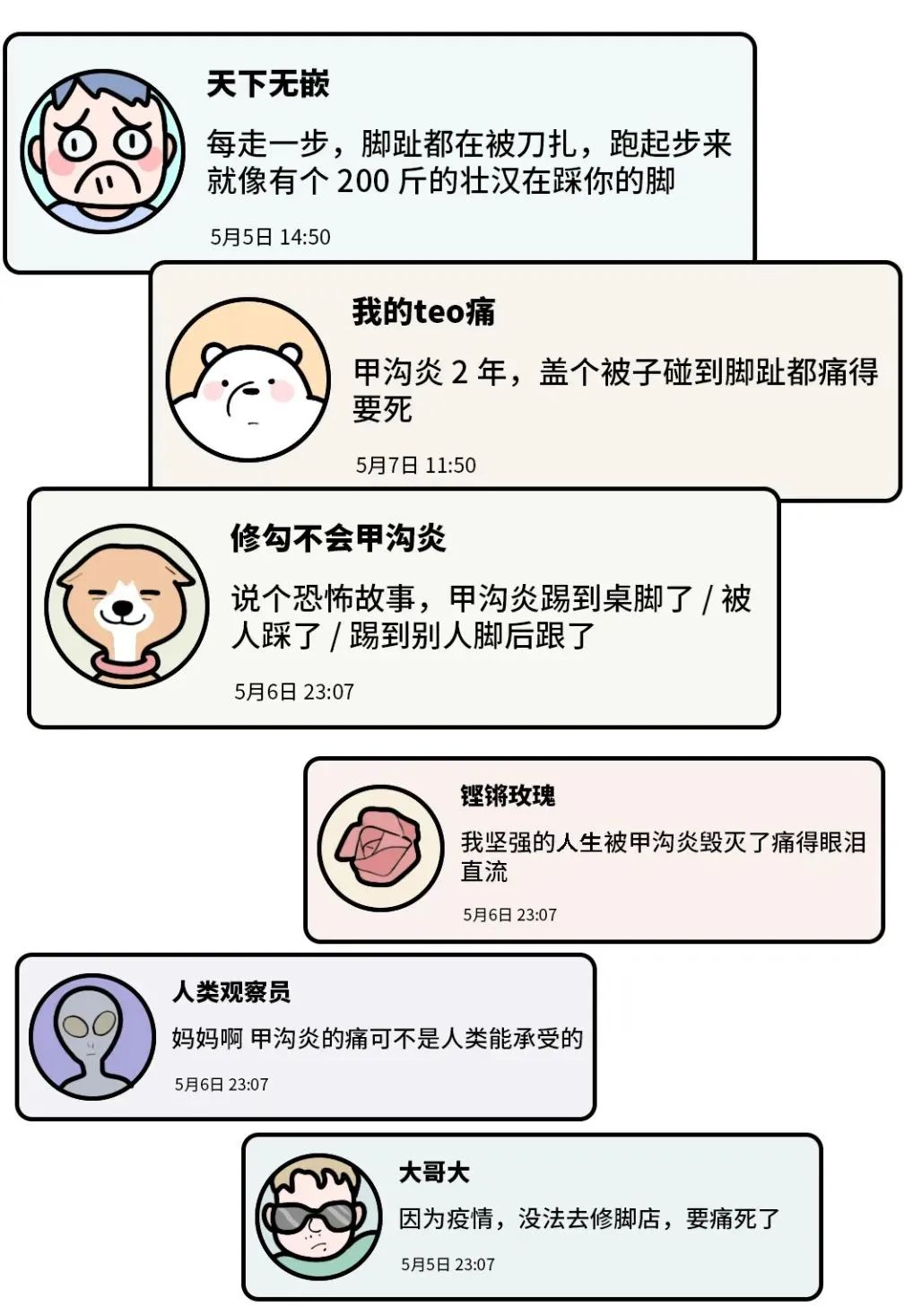 剪指甲的一个错误习惯让很多人痛苦不堪