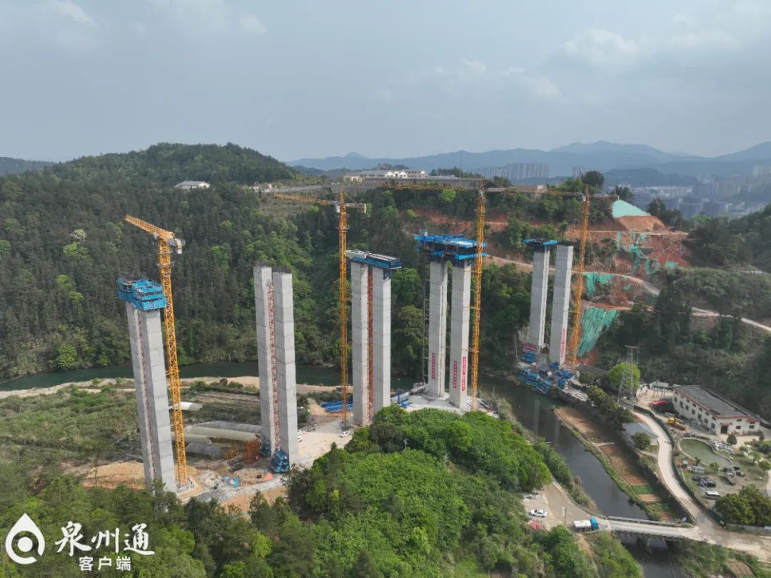 政永高速公路(德化段)建设加快推进 (泉州市交通运输局供图)