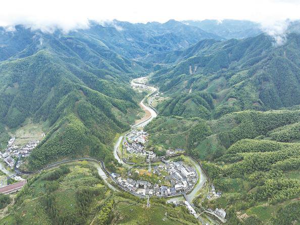 黄山市徽州区富溪乡茶田 施亚磊 摄