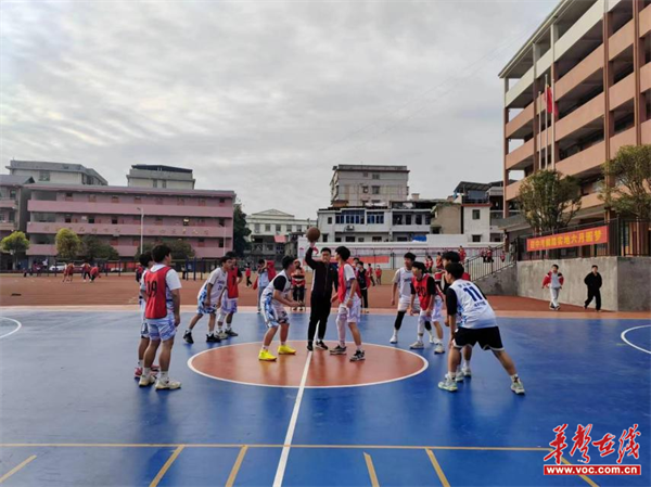 隆回县桃花坪中学举行八年级篮球赛|中学_新浪财经_新浪网