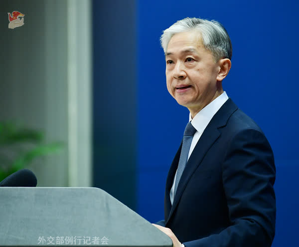 汪文斌资料图.图源:外交部网站