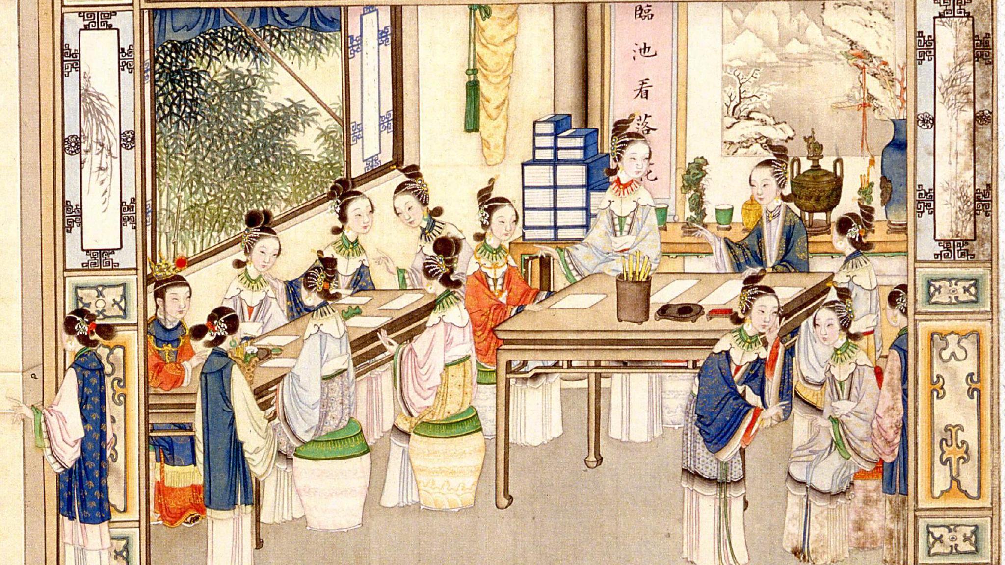 文博日历丨春光正好,来"大观园"放个风筝吧!|红楼梦_新浪财经_新浪网