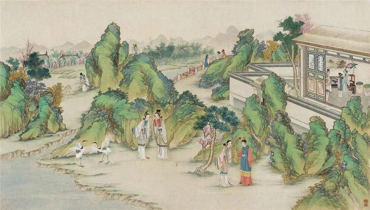文博日历丨春光正好,来"大观园"放个风筝吧!|红楼梦_新浪财经_新浪网
