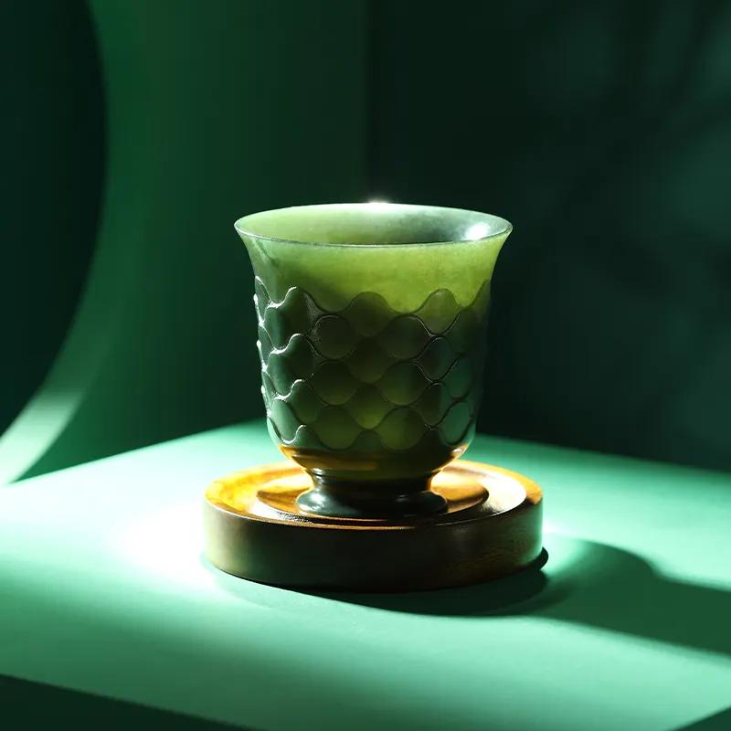 和田青玉青龙·主人杯,无论材质,寓意,还是设计理念,都是主人杯的好