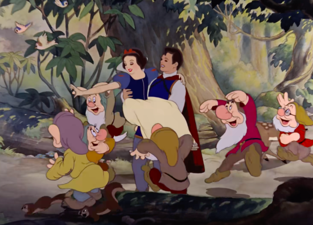白雪公主与7个小矮人|图源:电影《白雪公主和七个小矮人》截图在东方