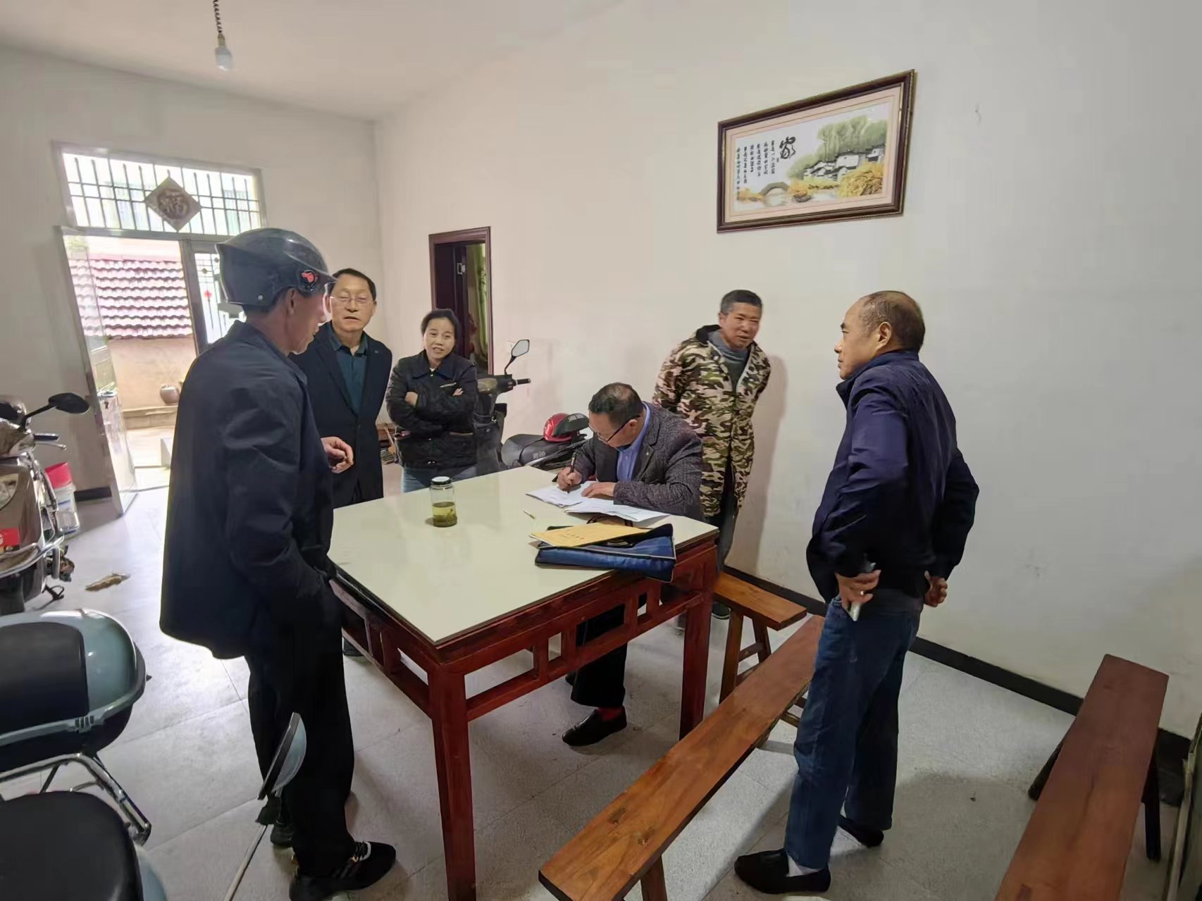 怀宁县黄墩镇:入户走访排隐患化纠纷