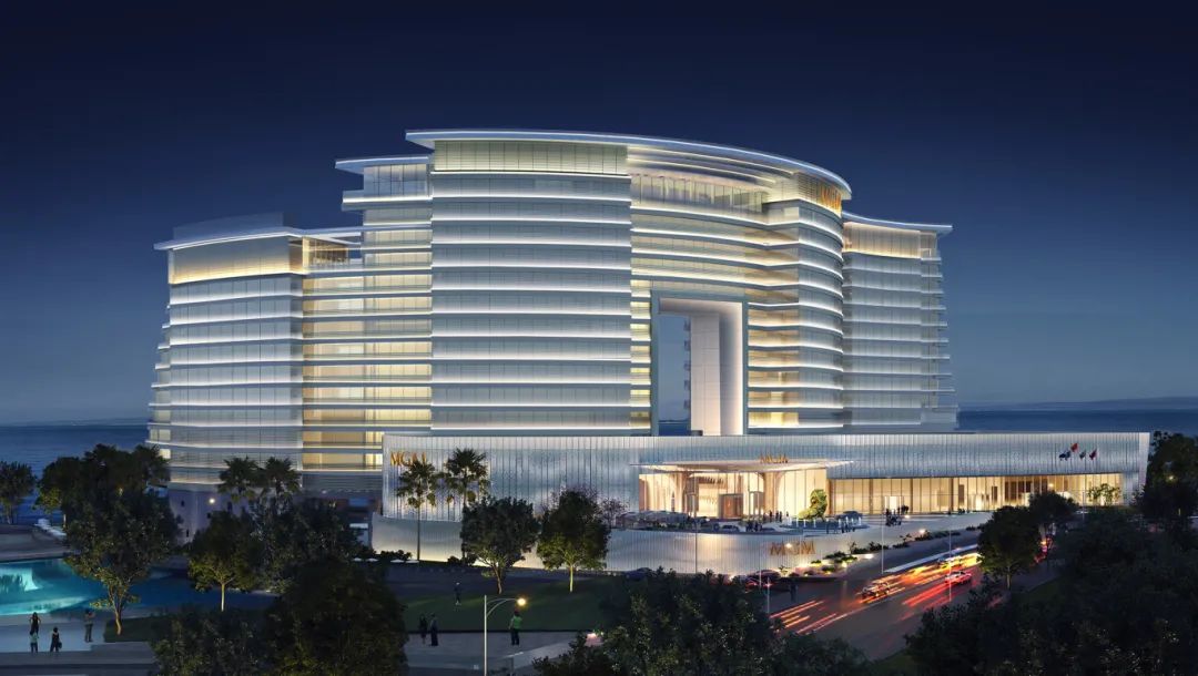 深圳美高梅酒店效果图国际前沿酒店服务加持城市亲海文旅地标,钓鱼台