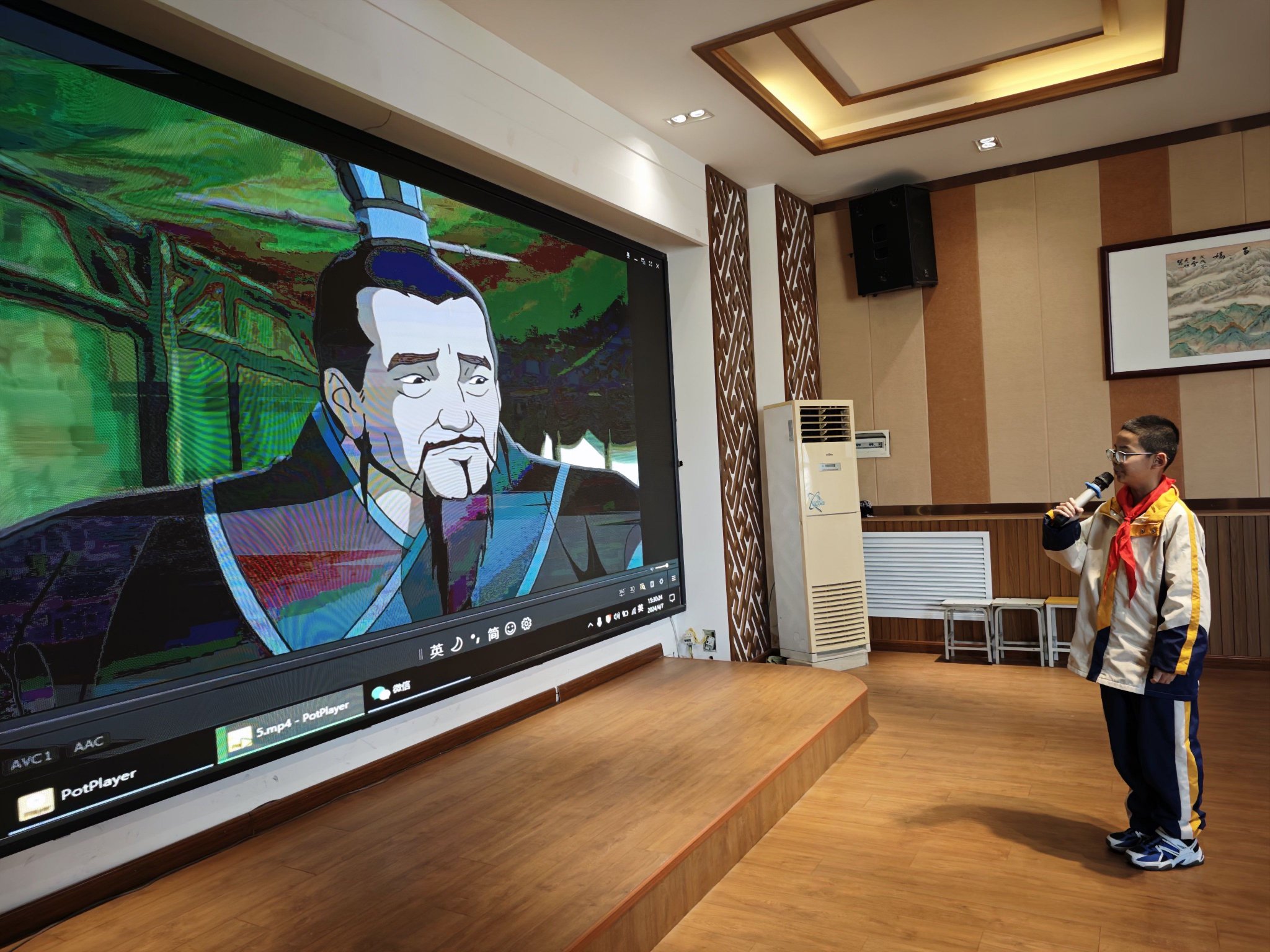 语你相伴,声临其境,上街区铝城小学举办配音大赛