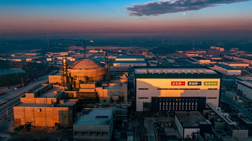 中国广核广西防城港核电站4号机组 图片来源：企业提供
