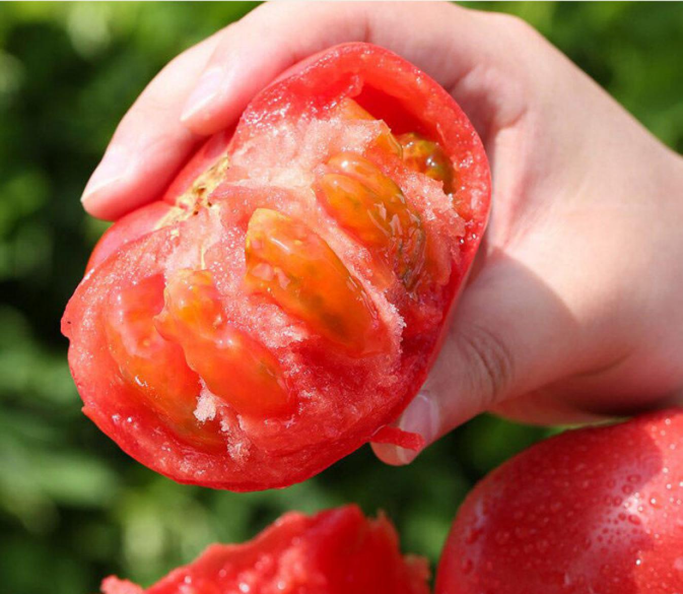 回升,可生食,口感又清爽的亦蔬亦果产品开始在市场上走俏,冰沙红番茄