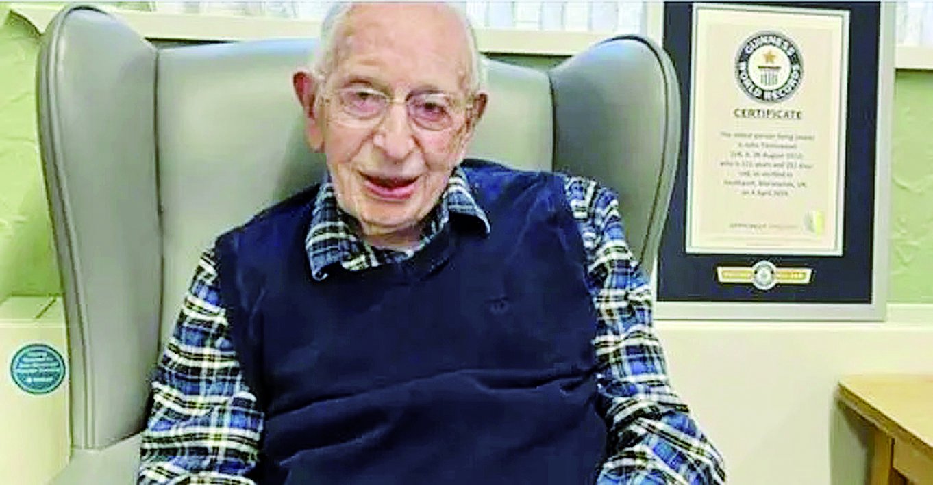 约翰·艾尔弗雷德·廷尼斯伍德长寿一直是很多人追求的目标,这不仅仅