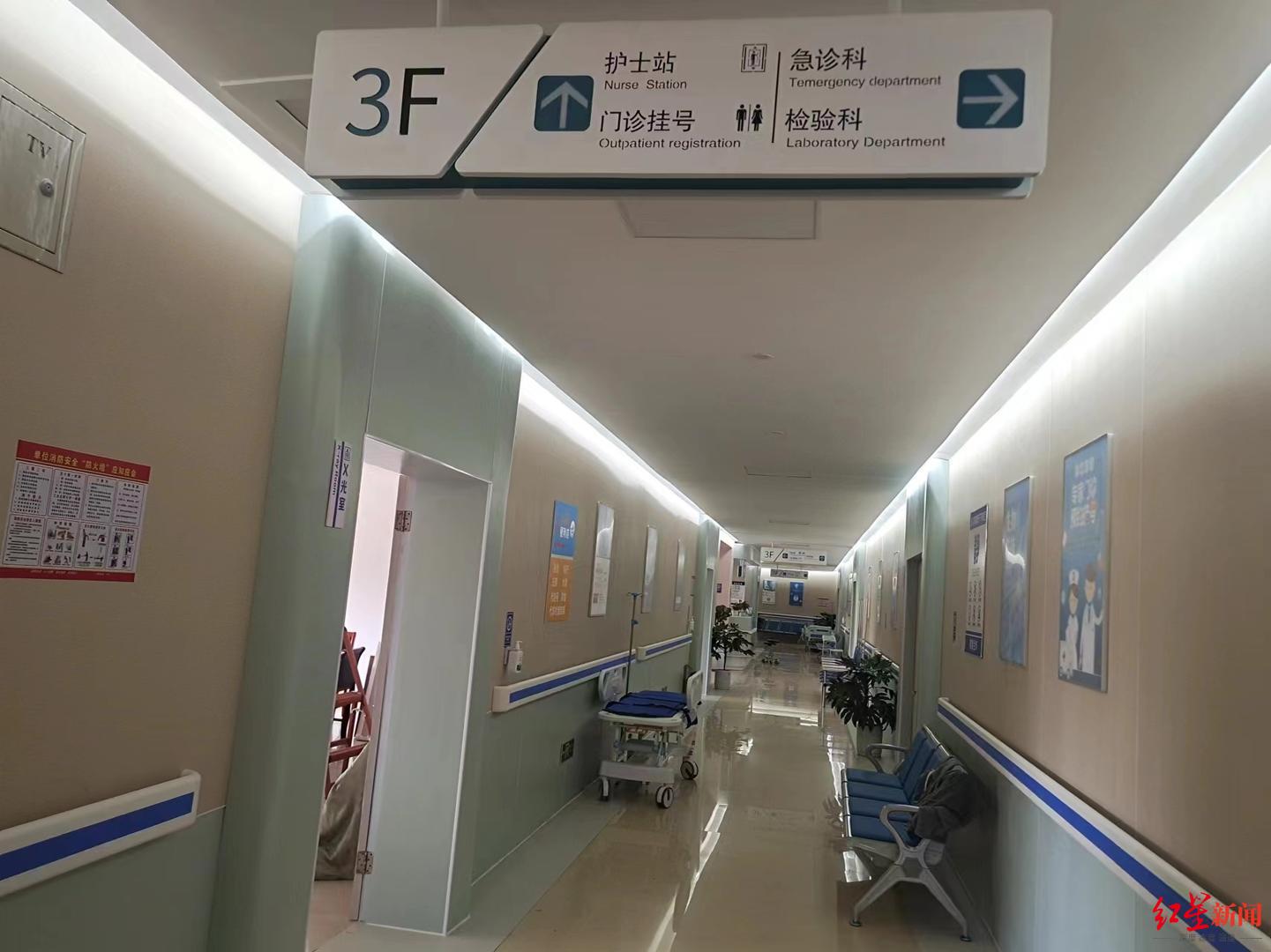 华夏文化园景区内装修的医院拍摄场景