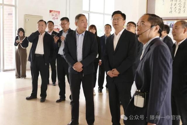 常涛来滕州一中调研清廉学校建设工作
