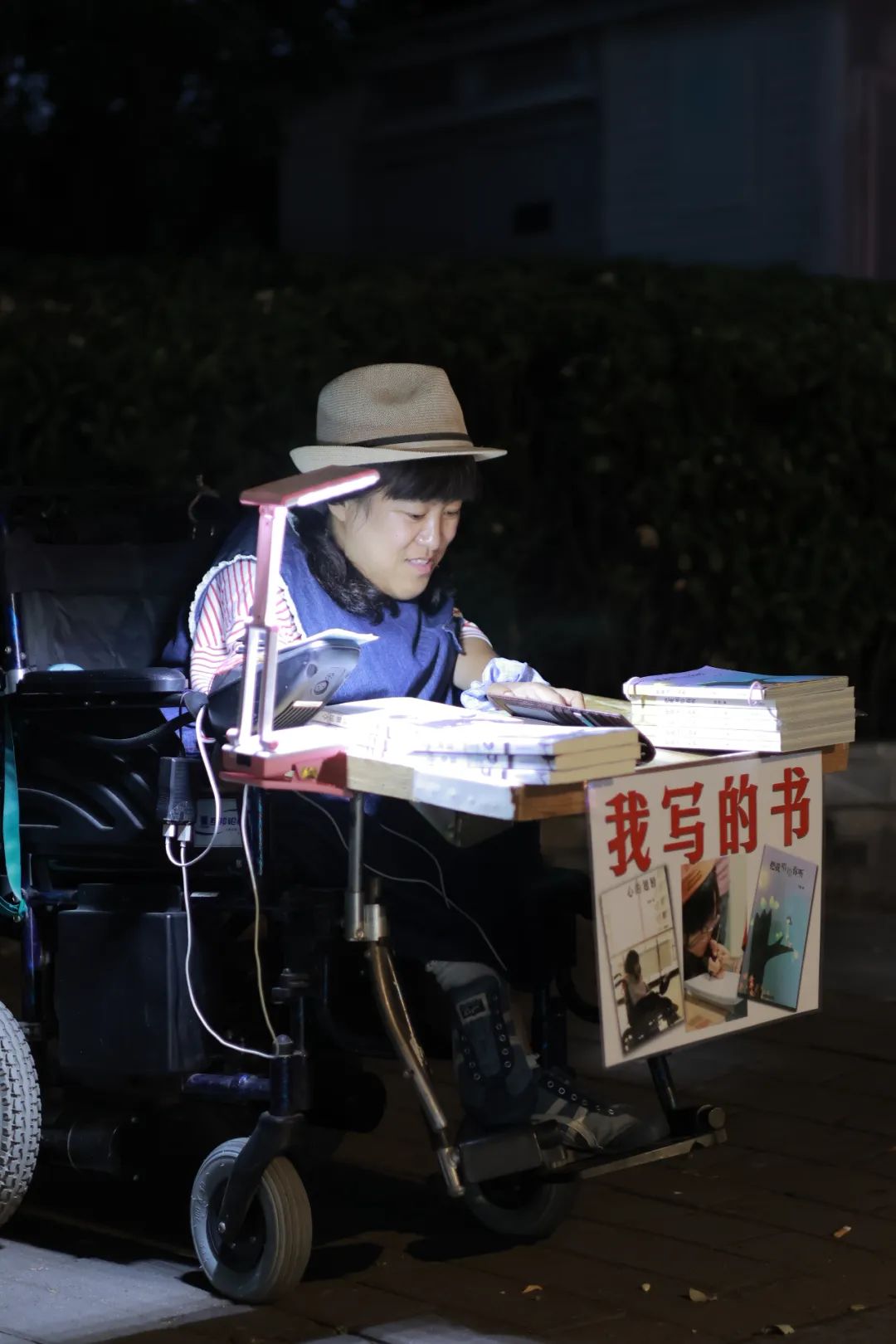 我写的书轮椅作家洛洛的奋斗史