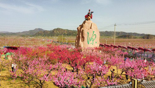 北京平谷国际桃花节开幕 推出"桃花护照"打卡年度无限畅游活动