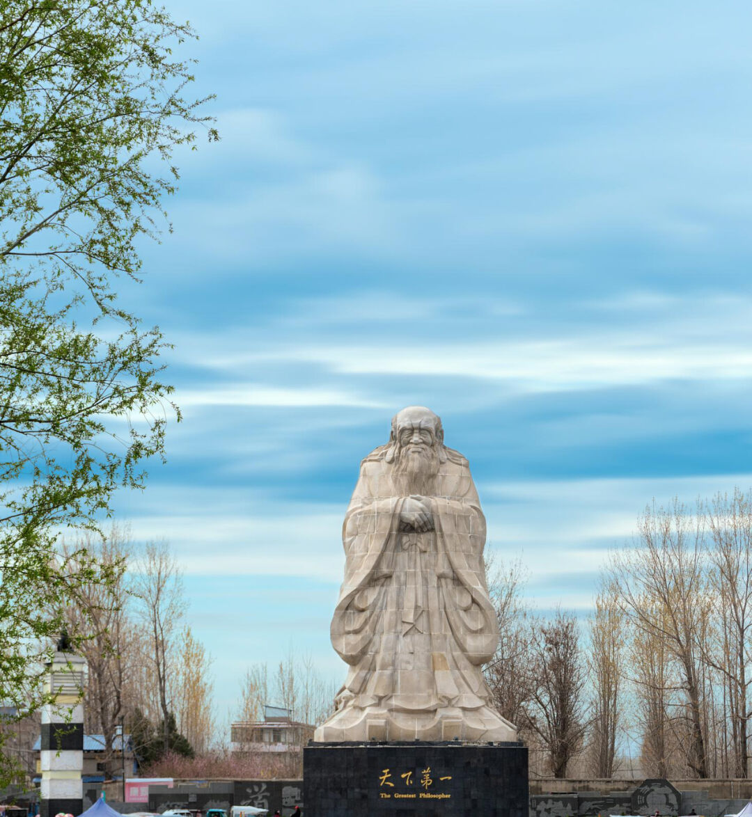 河南周口,鹿邑太清宫遗址老子塑像.图源/视觉中国