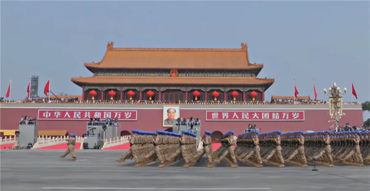 2019年,维和部队方队首次亮相国庆阅兵.