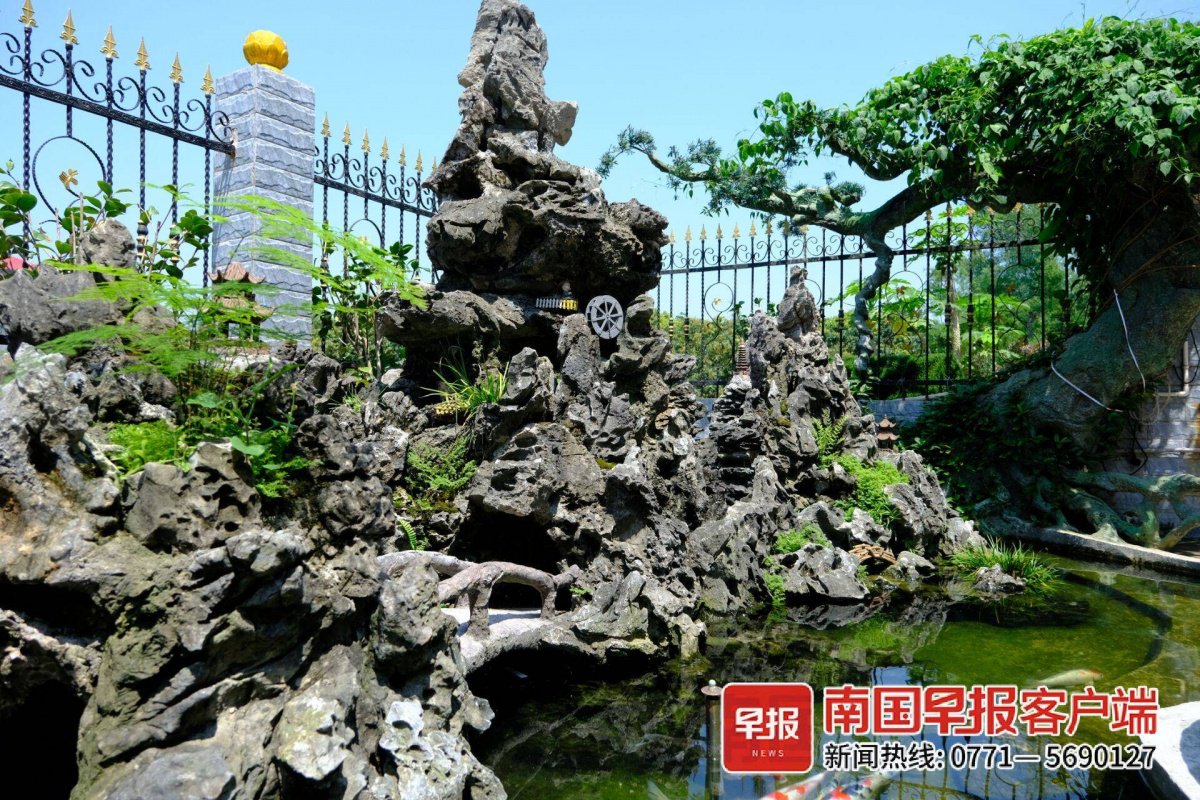 老人为家乡打造"岭南园林"