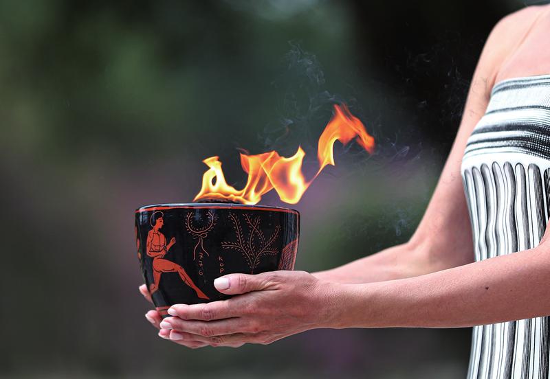 巴黎奥运火种采集与以往有些不一样