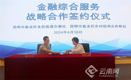 签约仪式现场据悉,在战略合作期间,盘龙区农信社每年将投放不少于1