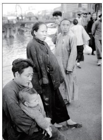 1930年代的上海移民，初到上海的外乡人（哈里森·福尔曼 摄）