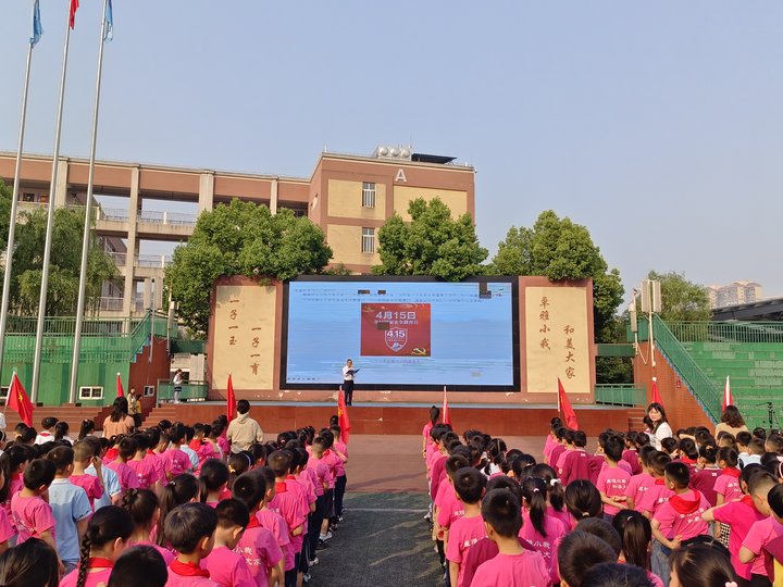 玉带河学校开展全民国家安全主题教育活动