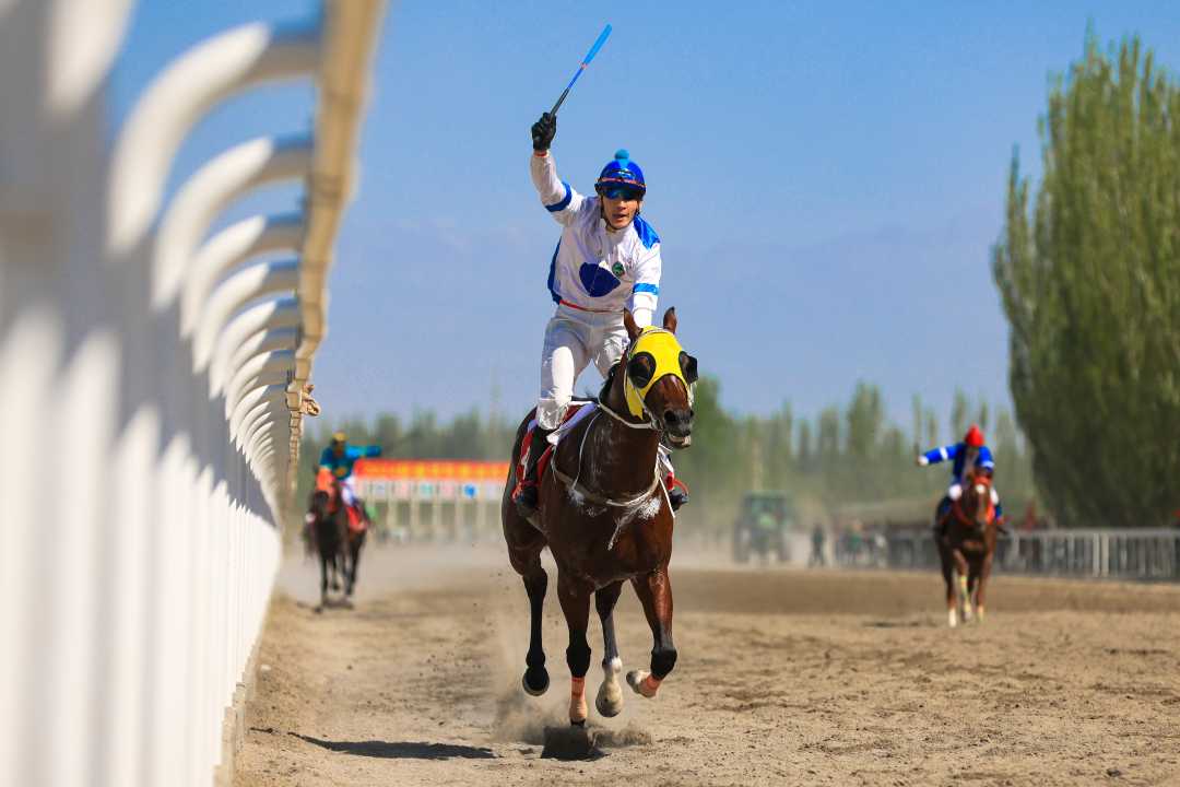 新疆博湖赛马鸣金开赛