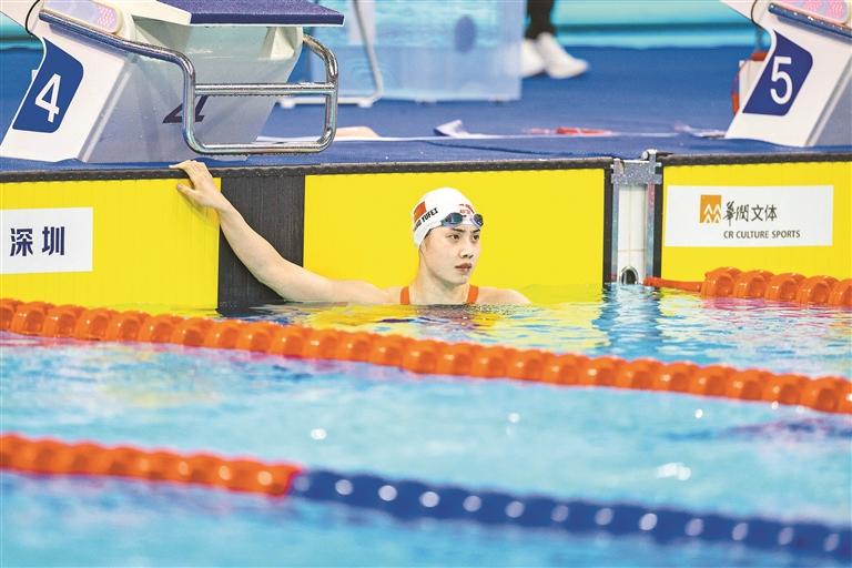全国游泳冠军赛  张雨霏覃海洋双双夺金