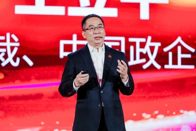 (联想集团副总裁,中国政企业务群总经理王立平)