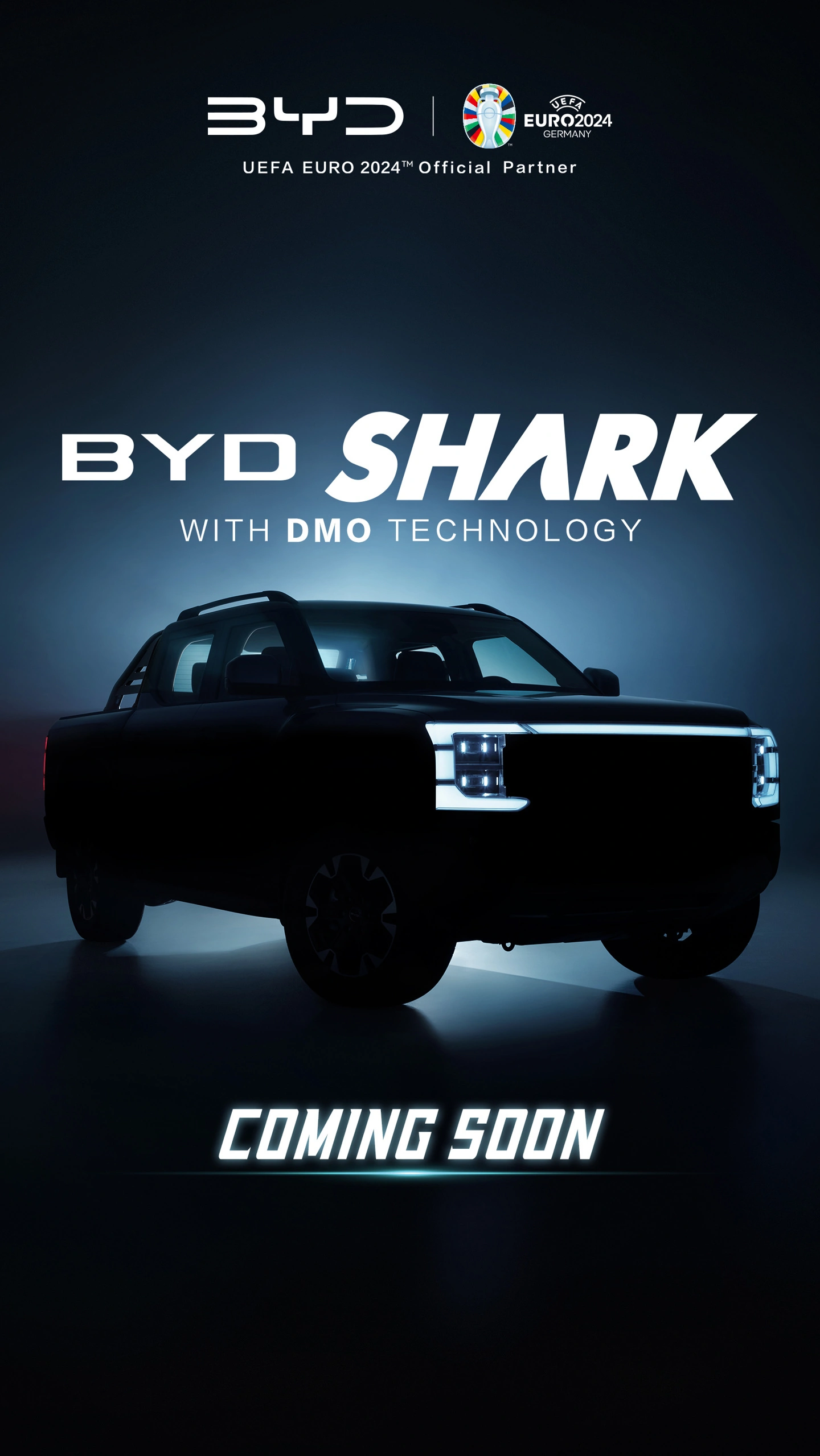 比亚迪尾款新能源皮卡正式命名为 BYD SHARK