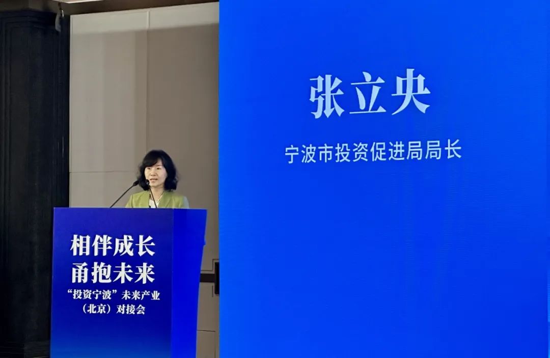 相伴成长 "甬"抱未来"投资宁波"未来产业对接会在北京举行