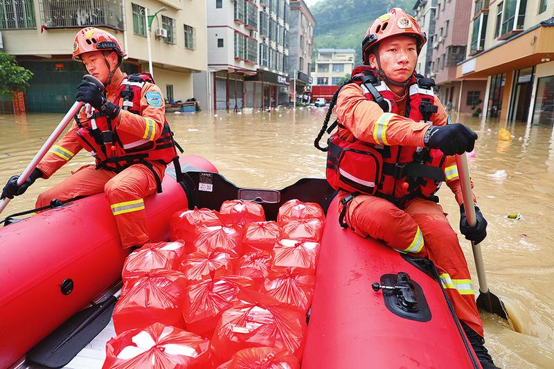 广东强降雨造成多地受灾   多部门合力保障抢险救援