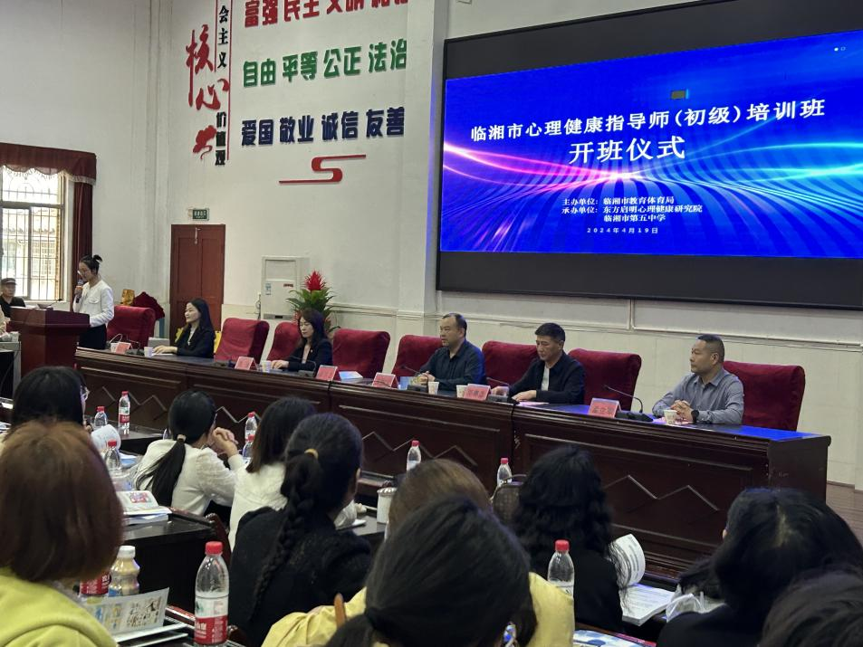 以专带兼,临湘市开展中小学心理健康教师指导师(初级)培训