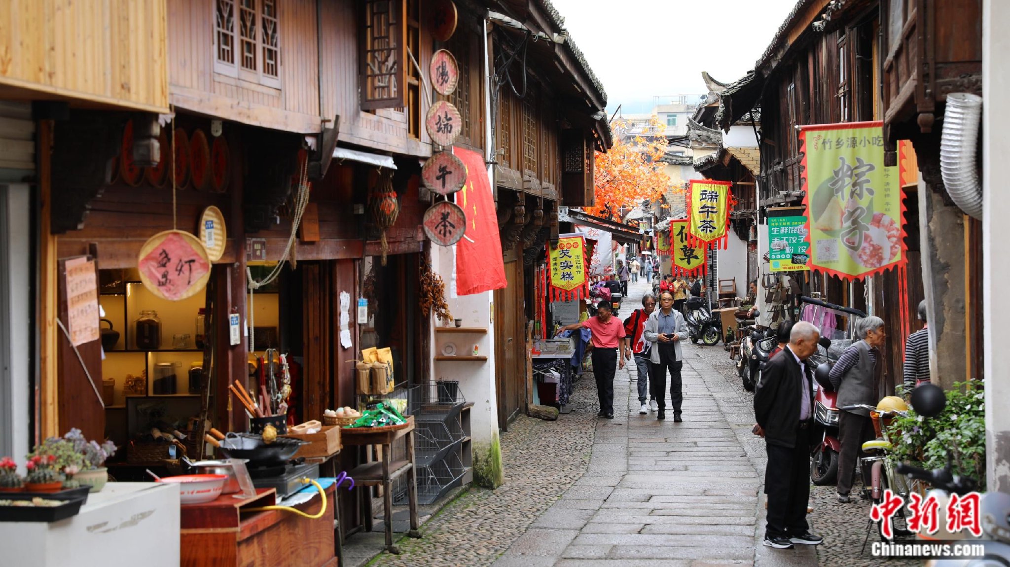 　　松阳明清古街沿街店铺。松阳县委宣传部供图