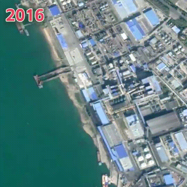 ▲宜昌兴发集团新材料产业园2016年vs2023年卫星对比图