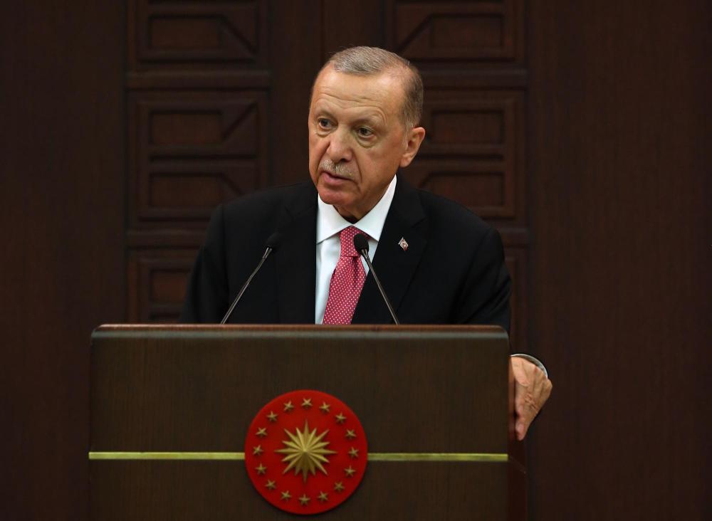 2023年6月3日，土耳其总统埃尔多安在首都安卡拉宣布新一届内阁成员名单。新华社发（穆斯塔法·卡亚摄）